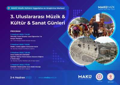 3. Uluslararası Müzik, Kültür ve Sanat Günleri 